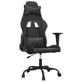 Vidaxl gamestoel kunstleer zwart