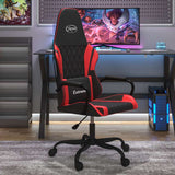 Vidaxl gamestoel kunstleer zwart en rood