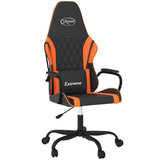 Vidaxl gamestoel kunstleer zwart en oranje