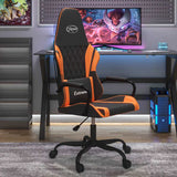 Vidaxl gamestoel kunstleer zwart en oranje