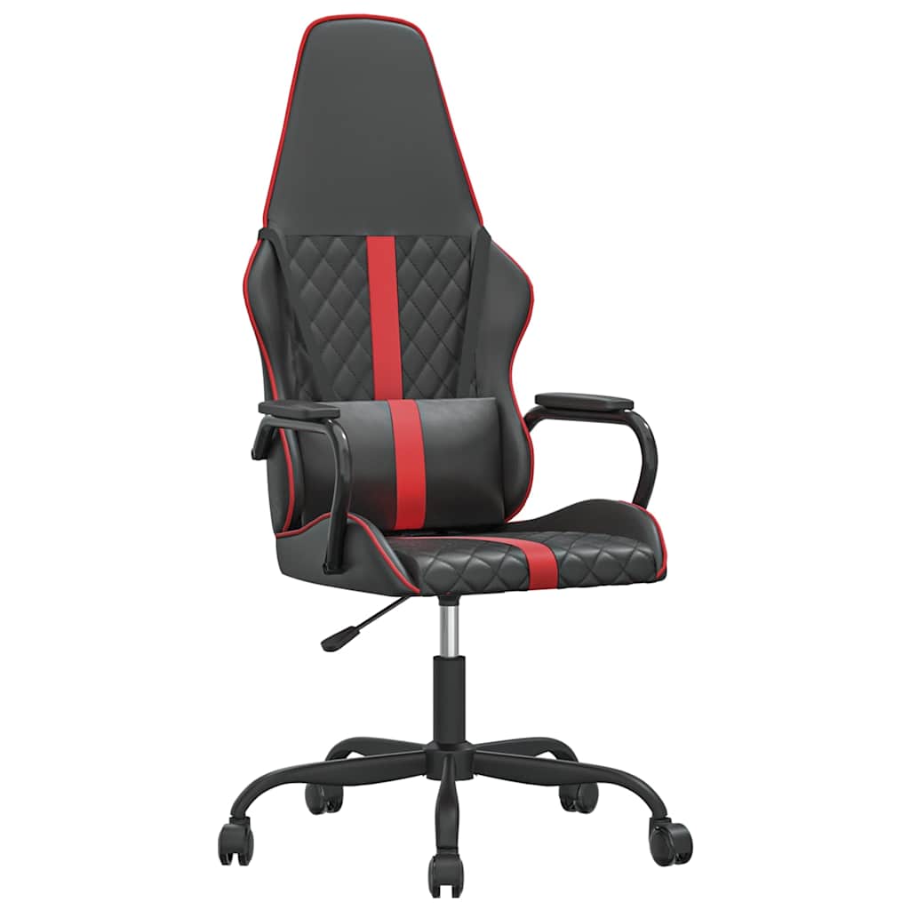 Vidaxl gamestoel kunstleer zwart en rood