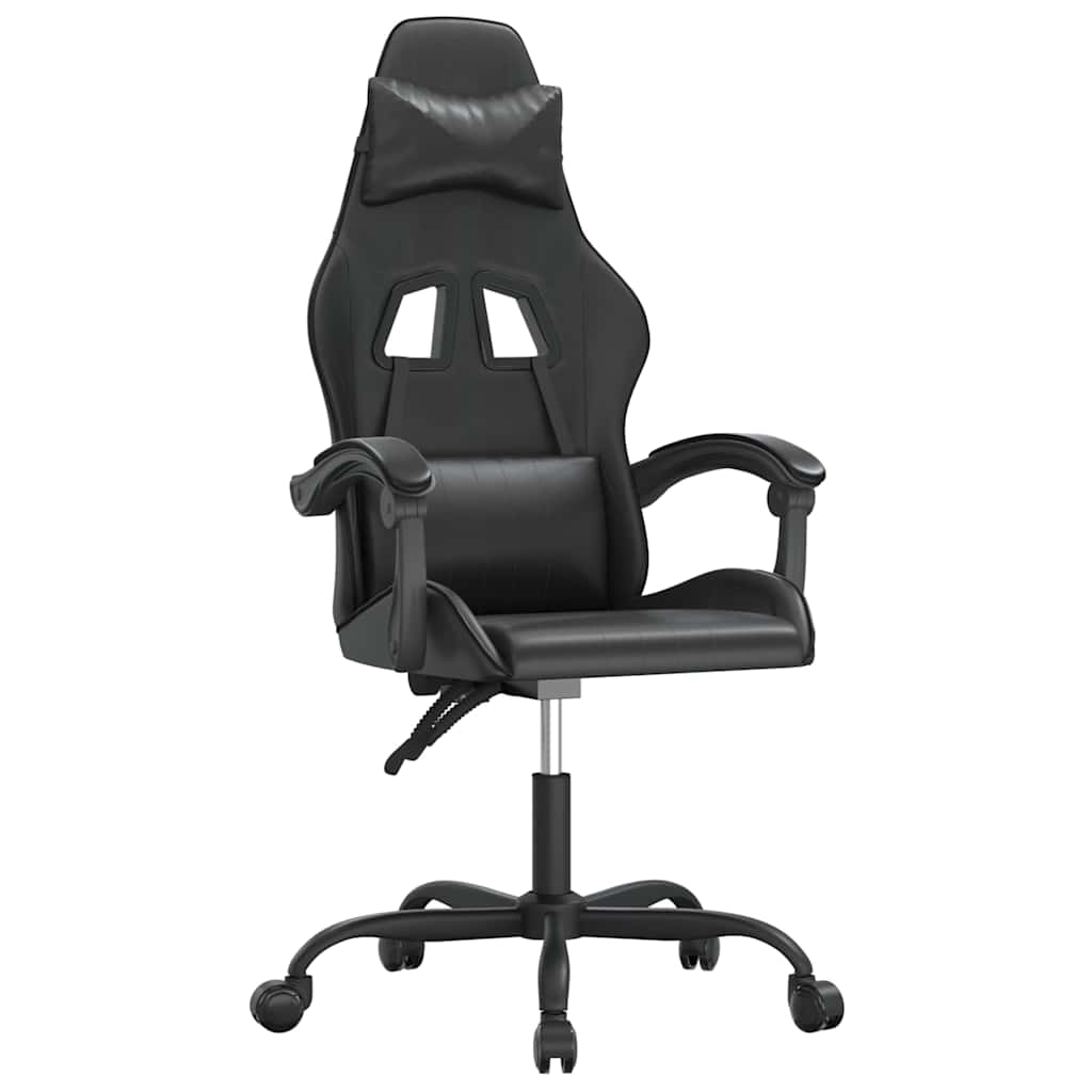 Vidaxl gamestoel kunstleer zwart