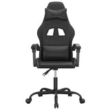 Vidaxl gamestoel kunstleer zwart