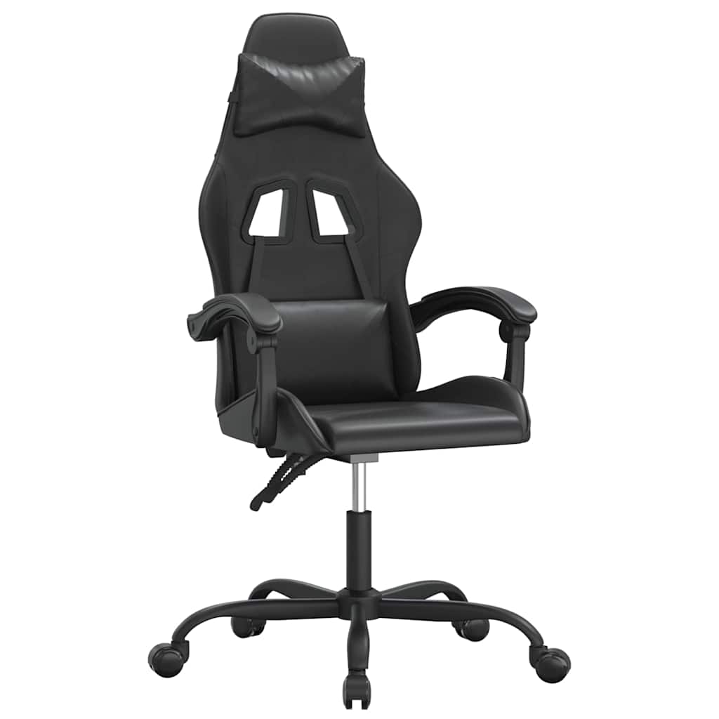 Vidaxl gamestoel kunstleer zwart