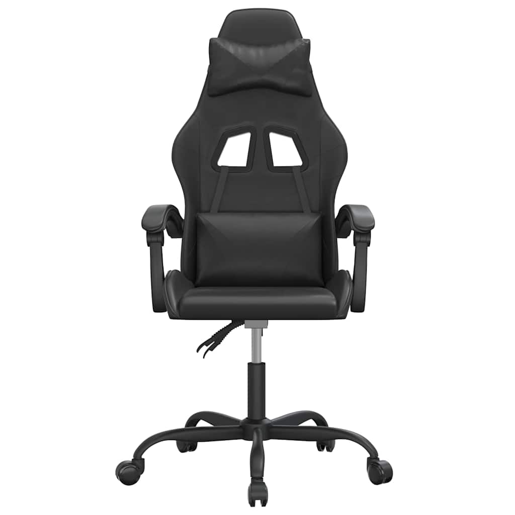 Vidaxl gamestoel kunstleer zwart