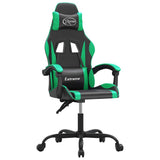 Vidaxl gamestoel kunstleer zwart en groen