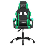 Vidaxl gamestoel kunstleer zwart en groen