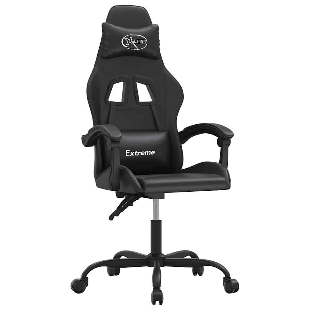 Vidaxl gamestoel kunstleer zwart