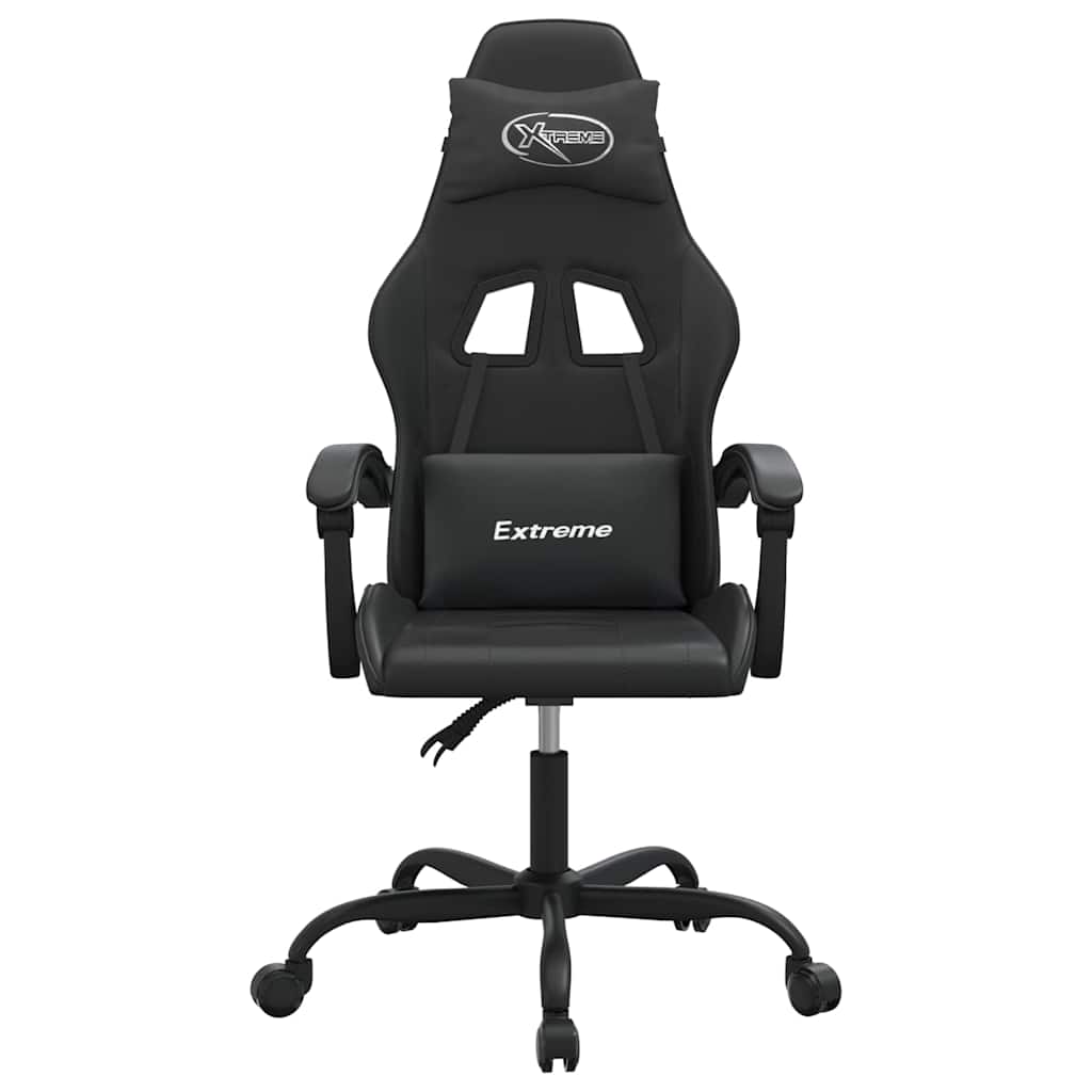 Vidaxl gamestoel kunstleer zwart