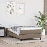 Vidaxl boxspring bed 80x200 cm stof taupe