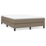 Vidaxl boxspring bed stof taupe 140x200 cm