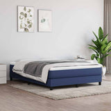 Vidaxl boxspring bed stof blauw 140x200 cm