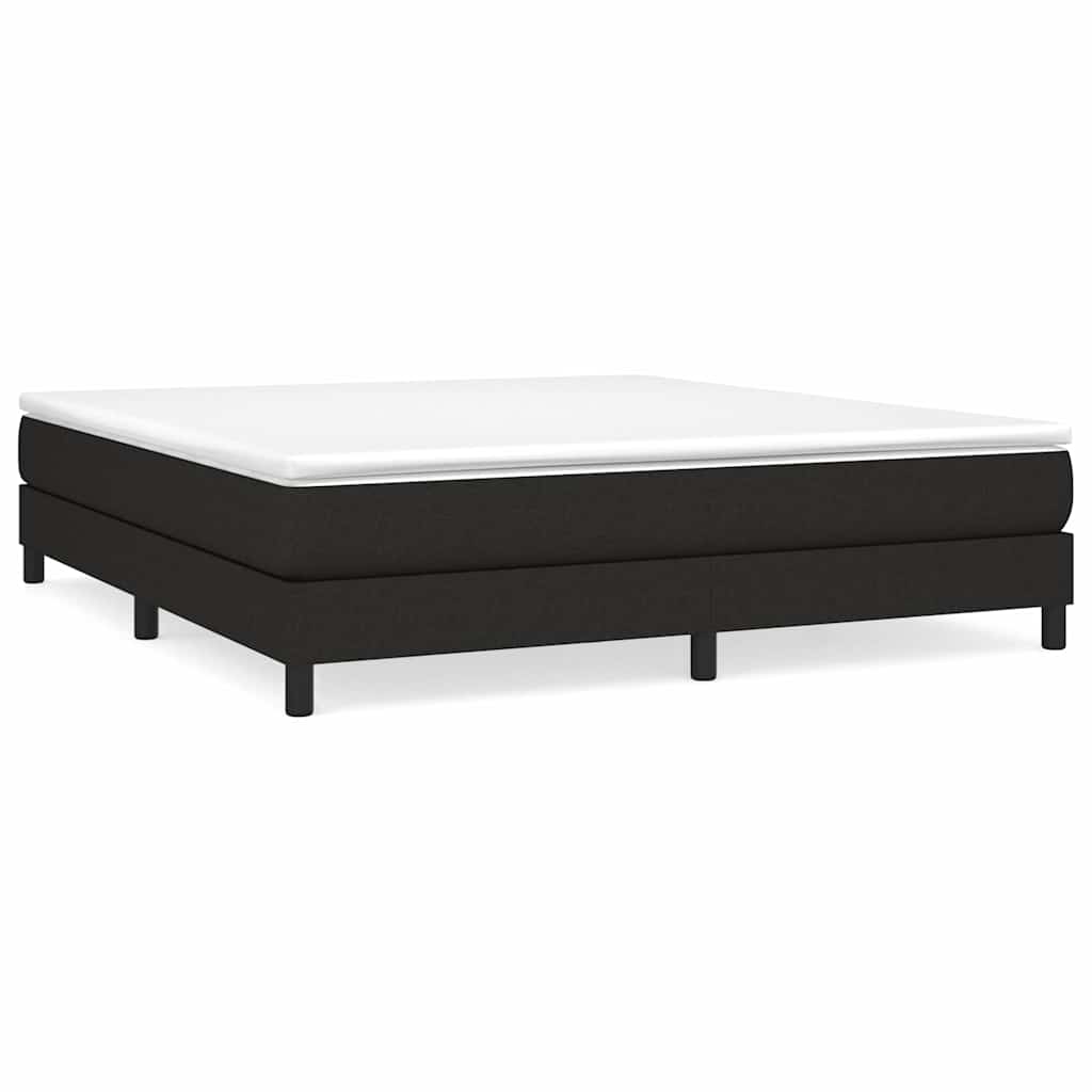 Vidaxl boxspring bed stof zwart 160x200 cm