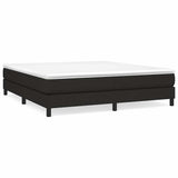 Vidaxl boxspring bed stof zwart 160x200 cm