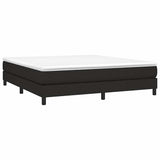Vidaxl boxspring bed stof zwart 160x200 cm