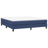 Vidaxl boxspring bed stof blauw 160x200 cm