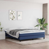 Vidaxl boxspring bed stof blauw 180x200 cm