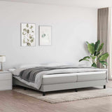 Vidaxl boxspring bed stof lichtgrijs 200x200 cm