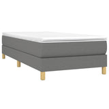 Vidaxl boxspring bed 80x200 cm stof donkergrijs