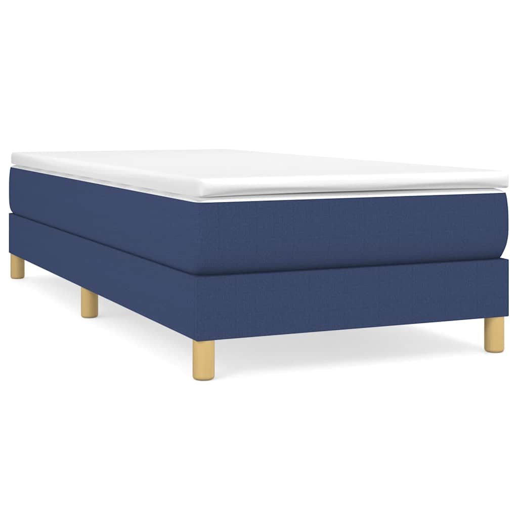 Vidaxl boxspring bed 80x200 cm stof blauw