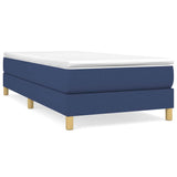 Vidaxl boxspring bed 80x200 cm stof blauw