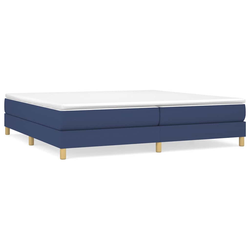 Vidaxl boxspring bed stof blauw 200x200 cm