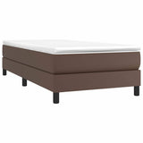 Vidaxl boxspring bed kunstleer bruin 80x200 cm