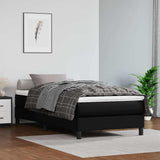 Vidaxl boxspring bed kunstleer zwart 90x200 cm