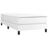 Vidaxl boxspring bed kunstleer wit 90x200 cm