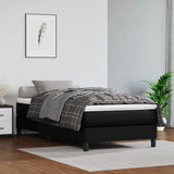 Vidaxl boxspring bed kunstleer zwart 100x200 cm