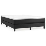Vidaxl boxspring bed kunstleer zwart 140x200 cm