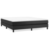 Vidaxl boxspring bed kunstleer zwart 160x200 cm