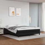 Vidaxl boxspring bed kunstleer zwart 160x200 cm