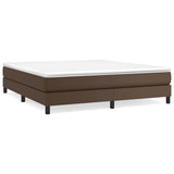 Vidaxl boxspring bed kunstleer bruin 180x200 cm