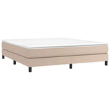 Vidaxl boxspring bed kunstleer cappuccinokleurig 180x200 cm
