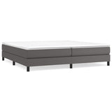 Vidaxl boxspring bed kunstleer grijs 200x200 cm
