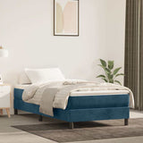 Vidaxl boxspring bed 80x200 cm fluweel donkerblauw