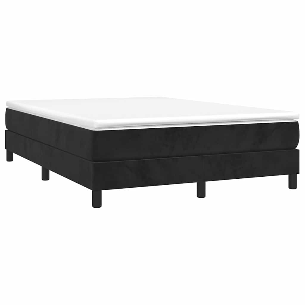 Vidaxl boxspring bed 140x200 cm fluweel zwart