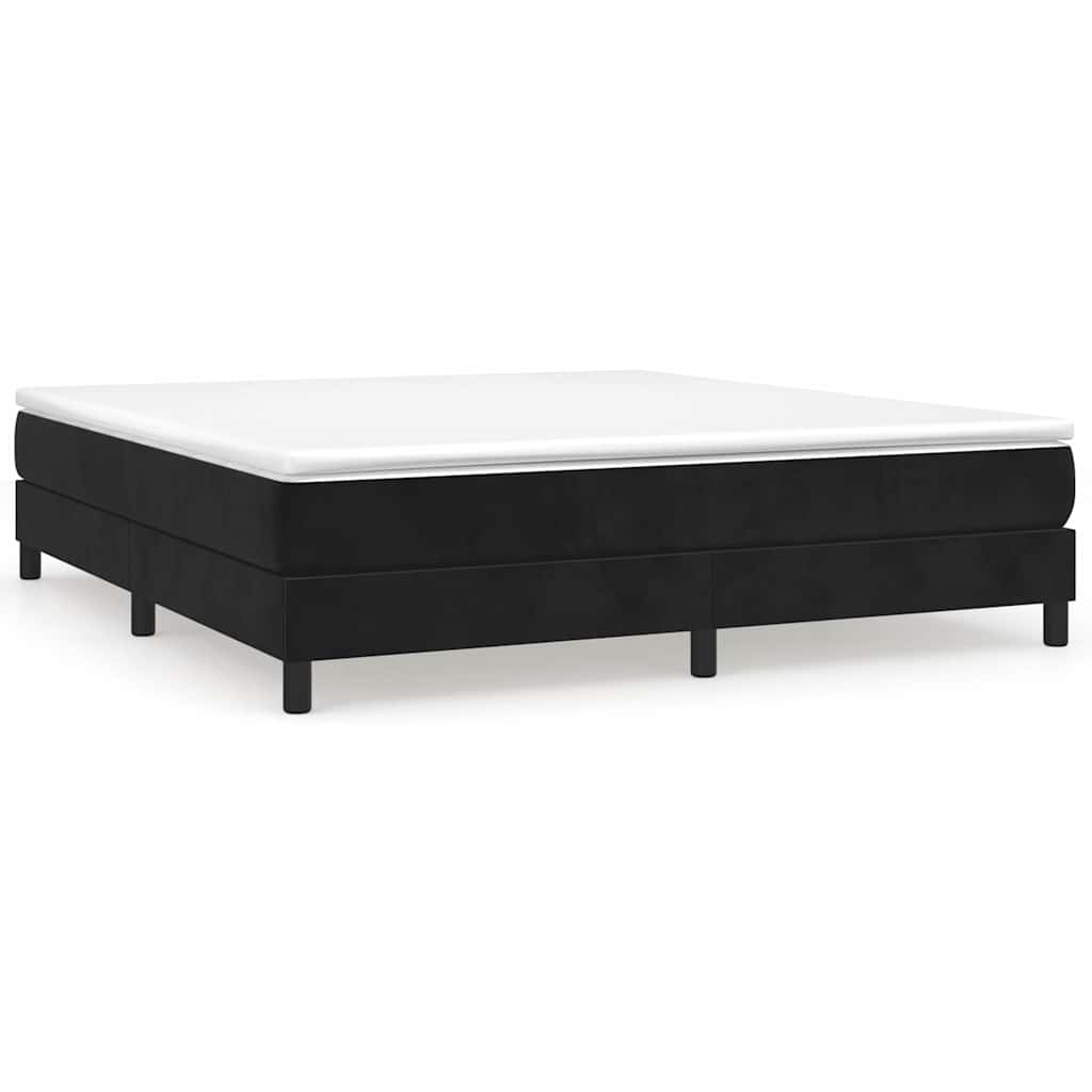Vidaxl boxspring bed 180x200 cm fluweel zwart