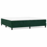 Vidaxl boxspring bed 200x200 cm fluweel donkergroen
