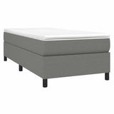 Vidaxl boxspring bed 90x190 cm stof donkergrijs