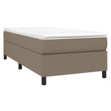 Vidaxl boxspring bed 90x190 cm stof taupe
