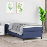 Vidaxl boxspring bed 90x190 cm stof blauw