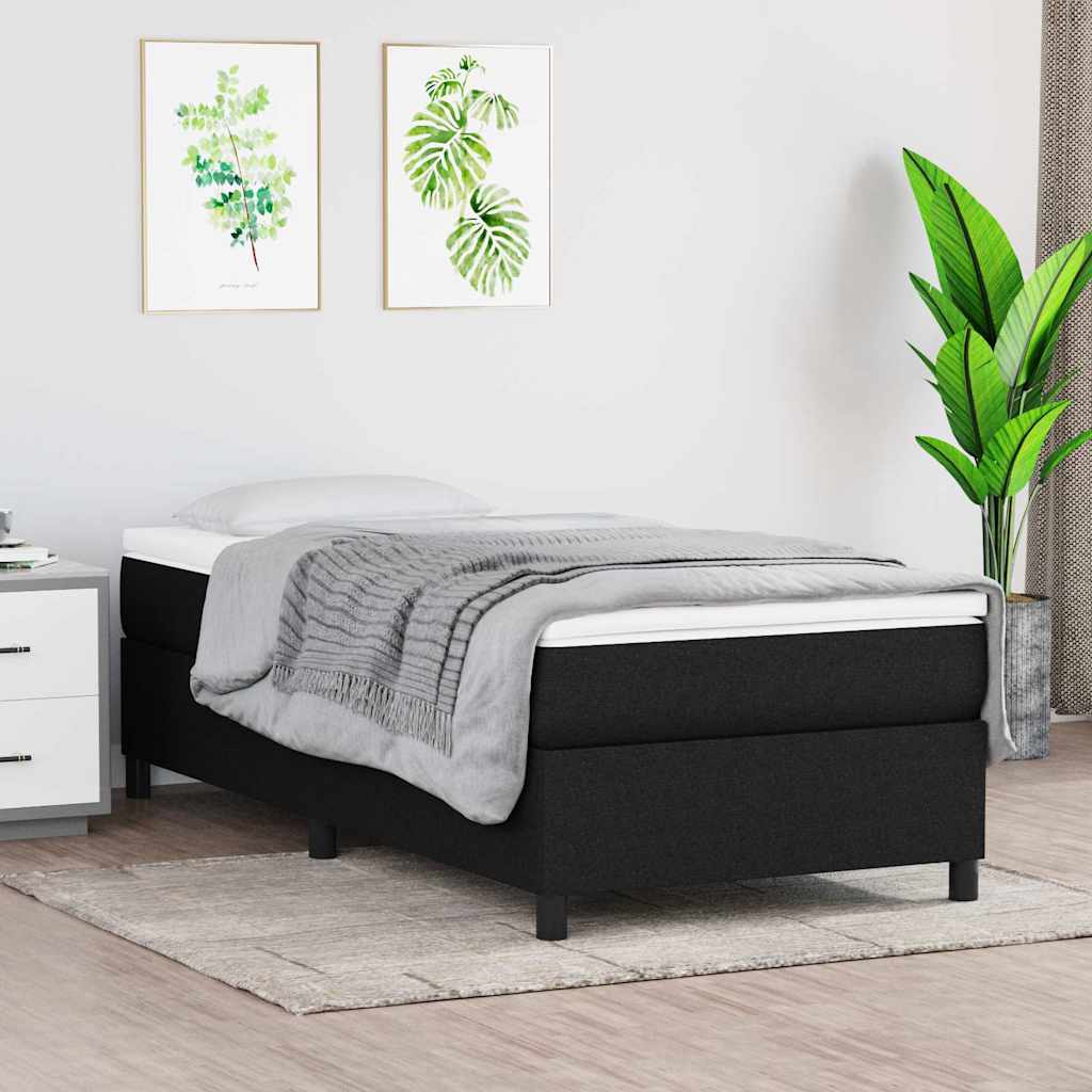 Vidaxl boxspring bed 100x200 cm stof zwart