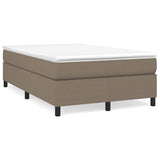 Vidaxl boxspring bed 120x200 cm stof taupe