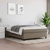 Vidaxl boxspring bed stof taupe 140x190 cm