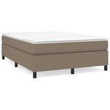 Vidaxl boxspring bed stof taupe 140x200 cm