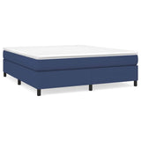 Vidaxl boxspring bed stof blauw 160x200 cm