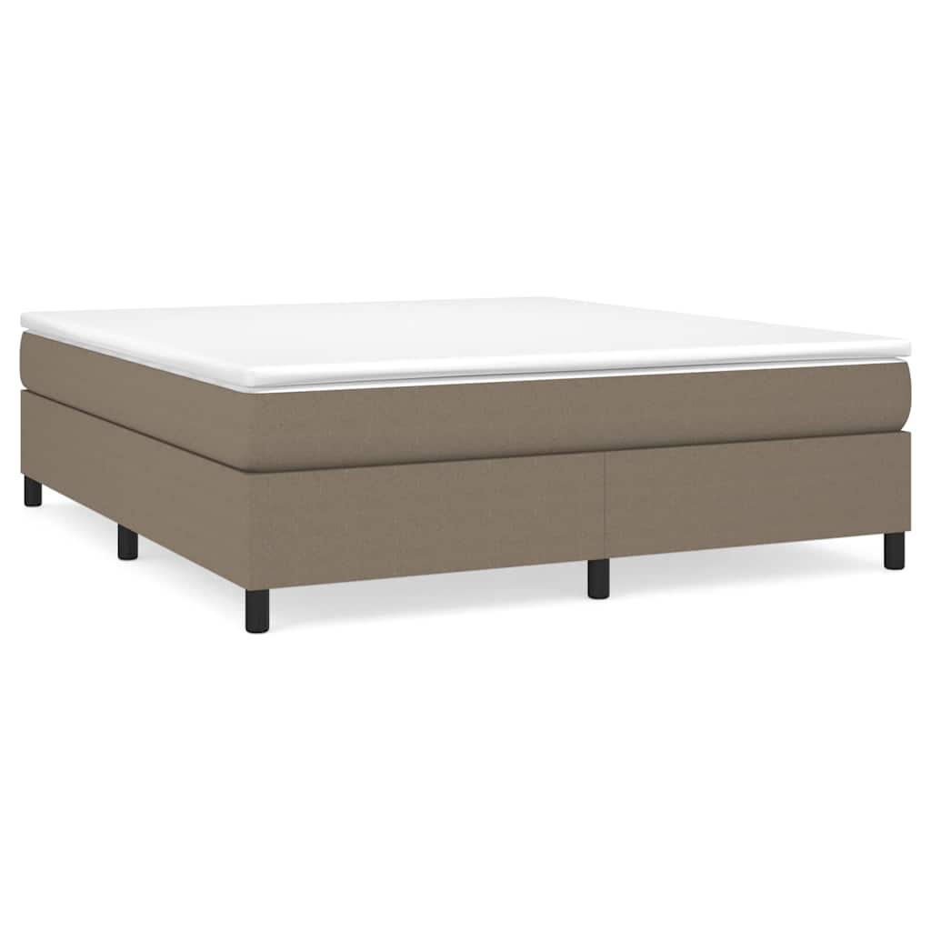 Vidaxl boxspring bed stof taupe 180x200 cm