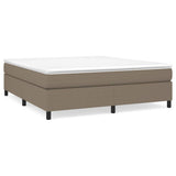 Vidaxl boxspring bed stof taupe 180x200 cm